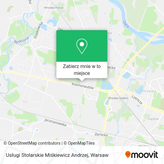 Mapa Usługi Stolarskie Miśkiewicz Andrzej