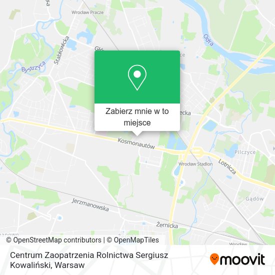 Mapa Centrum Zaopatrzenia Rolnictwa Sergiusz Kowaliński