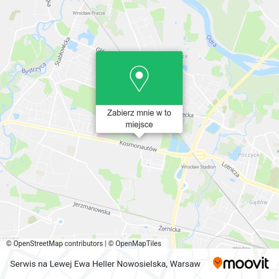 Mapa Serwis na Lewej Ewa Heller Nowosielska