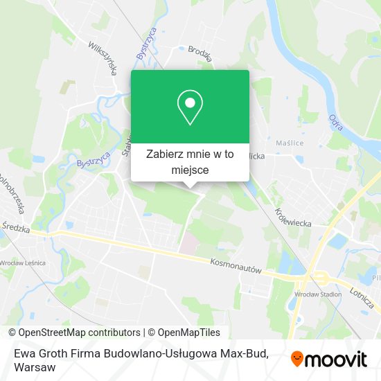 Mapa Ewa Groth Firma Budowlano-Usługowa Max-Bud