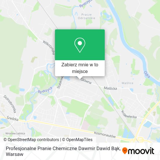 Mapa Profesjonalne Pranie Chemiczne Dawmir Dawid Bąk