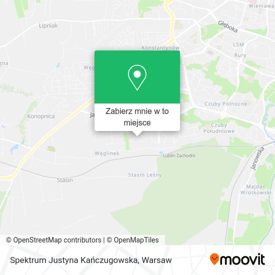 Mapa Spektrum Justyna Kańczugowska