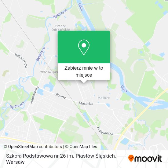 Mapa Szkoła Podstawowa nr 26 im. Piastów Śląskich