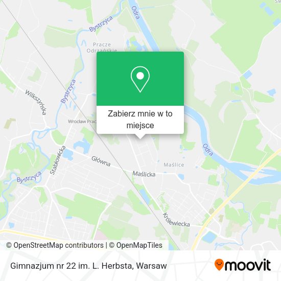 Mapa Gimnazjum nr 22 im. L. Herbsta