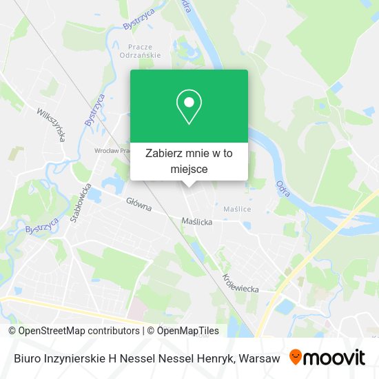 Mapa Biuro Inzynierskie H Nessel Nessel Henryk