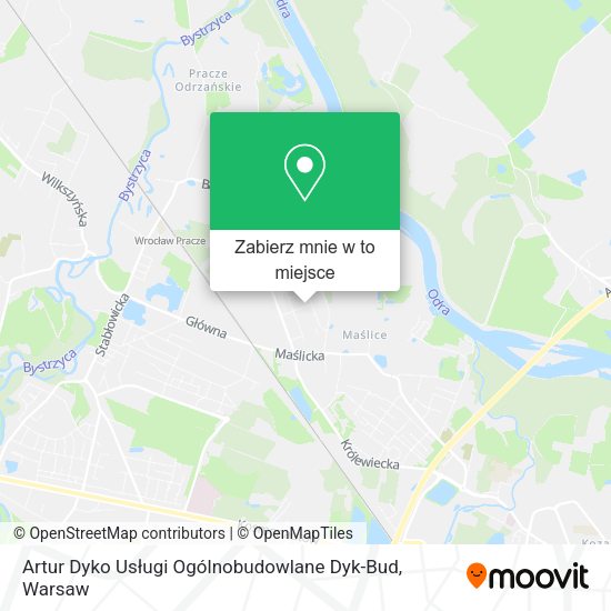 Mapa Artur Dyko Usługi Ogólnobudowlane Dyk-Bud