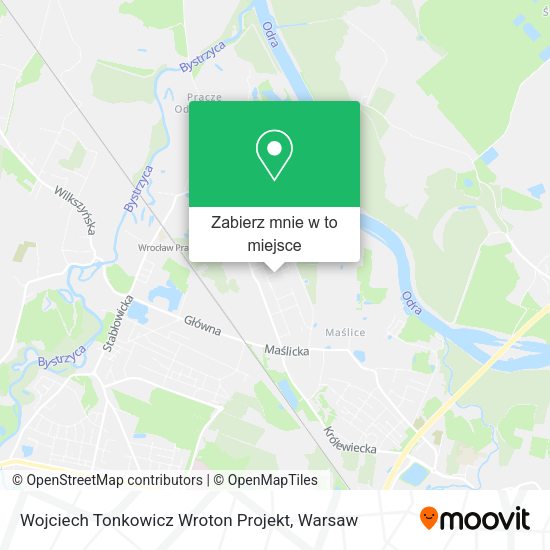 Mapa Wojciech Tonkowicz Wroton Projekt