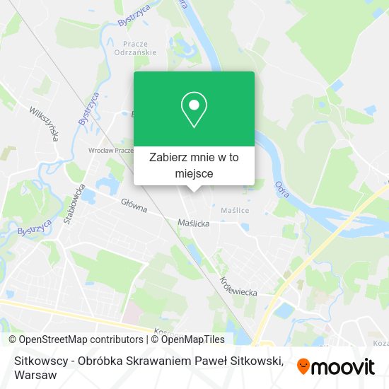 Mapa Sitkowscy - Obróbka Skrawaniem Paweł Sitkowski