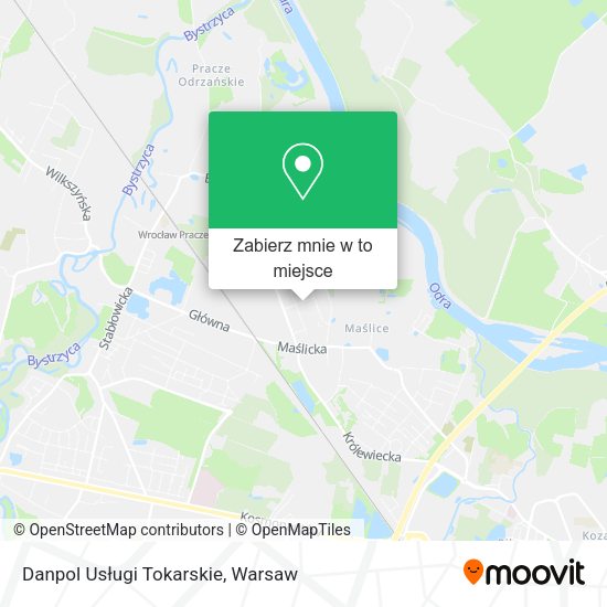 Mapa Danpol Usługi Tokarskie