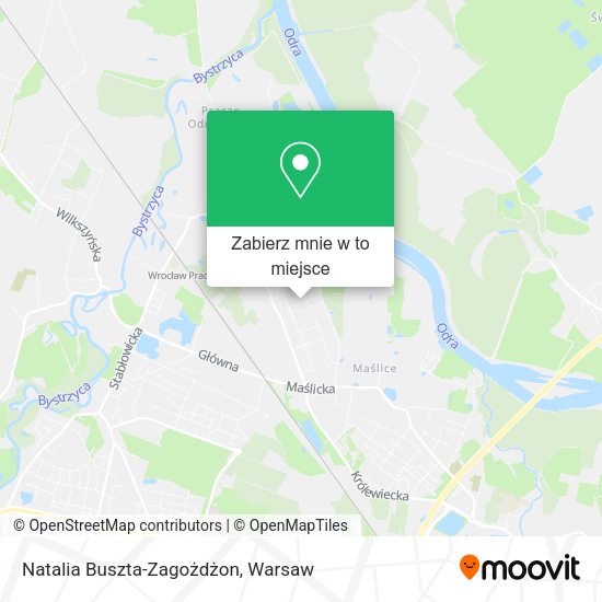 Mapa Natalia Buszta-Zagożdżon