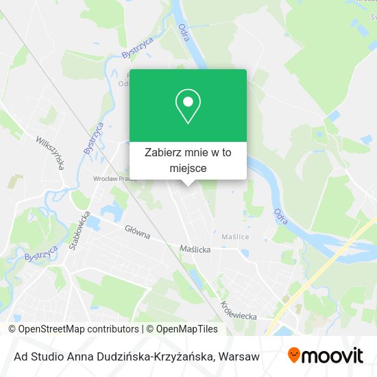 Mapa Ad Studio Anna Dudzińska-Krzyżańska