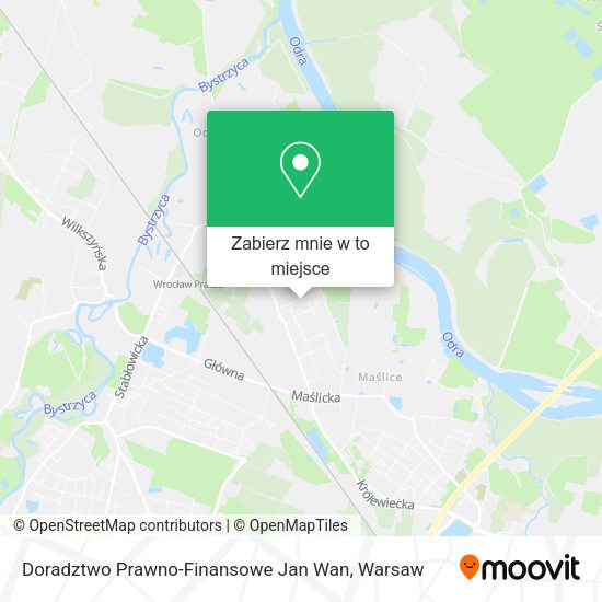 Mapa Doradztwo Prawno-Finansowe Jan Wan