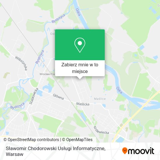 Mapa Sławomir Chodorowski Usługi Informatyczne