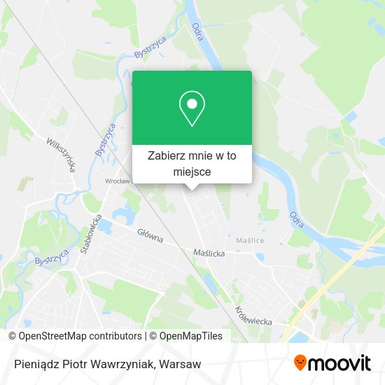 Mapa Pieniądz Piotr Wawrzyniak