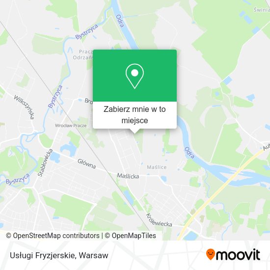 Mapa Usługi Fryzjerskie