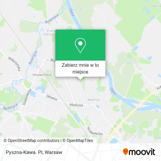 Mapa Pyszna-Kawa. Pl