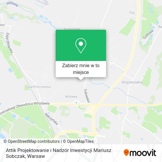 Mapa Attik Projektowanie i Nadzór Inwestycji Mariusz Sobczak