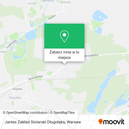 Mapa Jantex Zakład Stolarski Długołęka