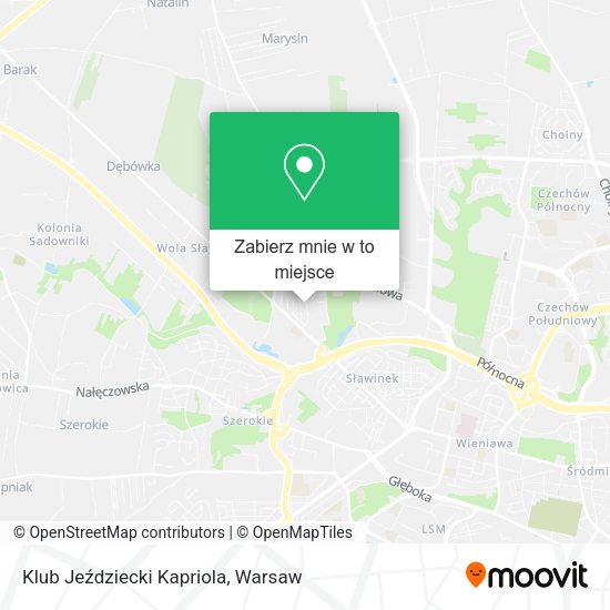 Mapa Klub Jeździecki Kapriola