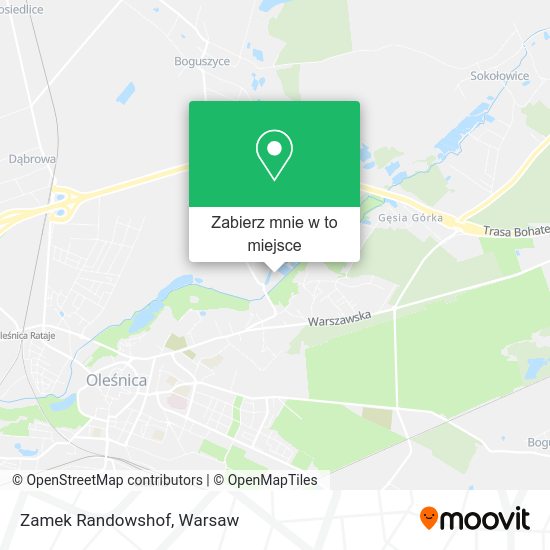 Mapa Zamek Randowshof