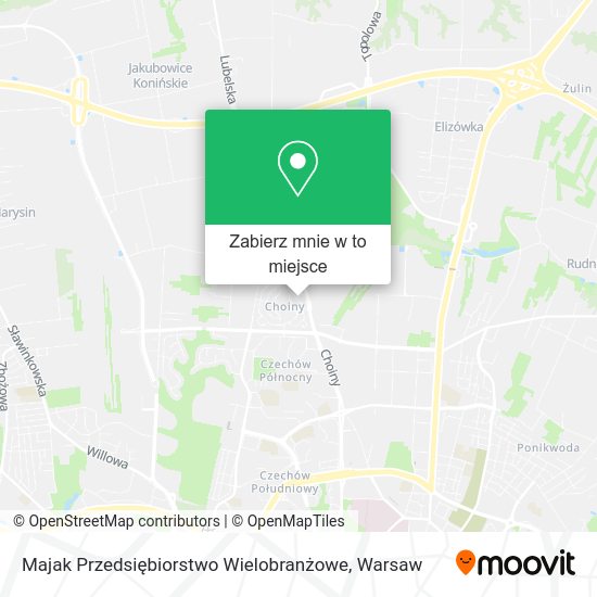 Mapa Majak Przedsiębiorstwo Wielobranżowe