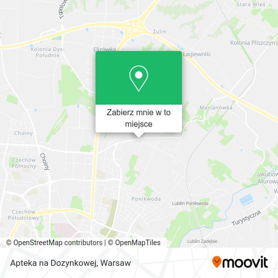 Mapa Apteka na Dozynkowej