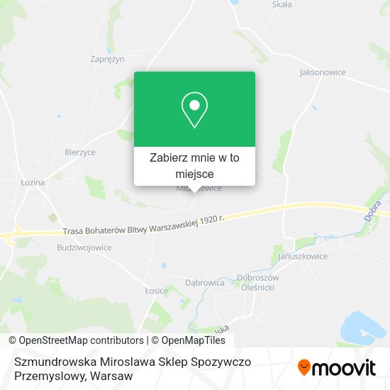 Mapa Szmundrowska Miroslawa Sklep Spozywczo Przemyslowy