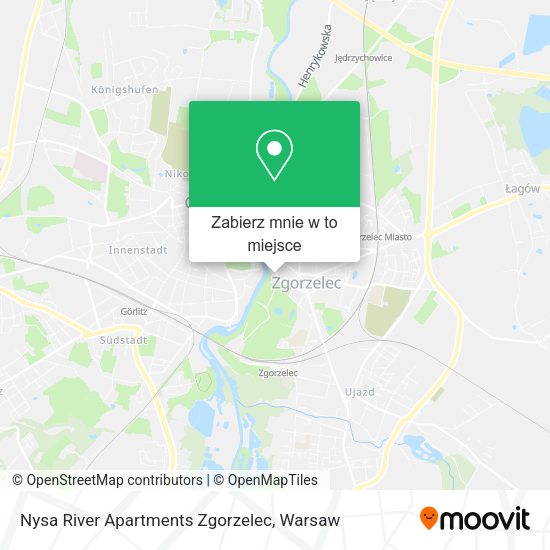 Mapa Nysa River Apartments Zgorzelec