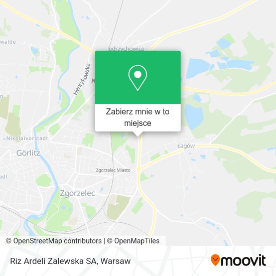 Mapa Riz Ardeli Zalewska SA