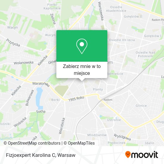 Mapa Fizjoexpert Karolina C