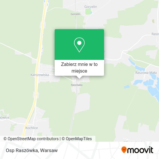 Mapa Osp Raszówka