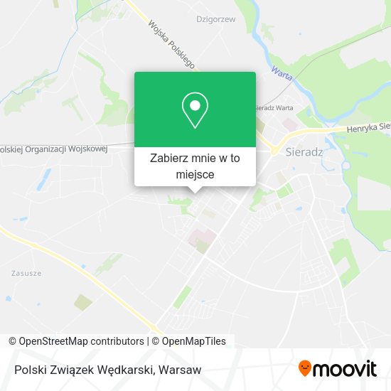 Mapa Polski Związek Wędkarski