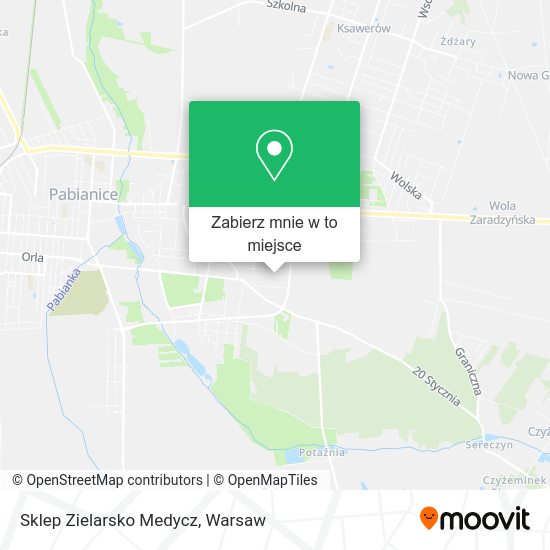 Mapa Sklep Zielarsko Medycz