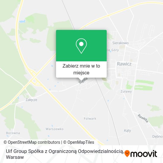 Mapa Uif Group Spółka z Ograniczoną Odpowiedzialnością