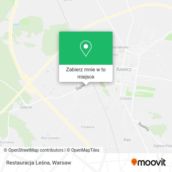 Mapa Restauracja Leśna