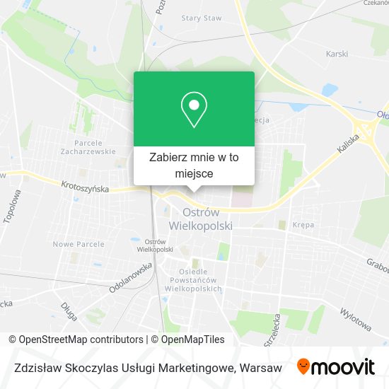 Mapa Zdzisław Skoczylas Usługi Marketingowe