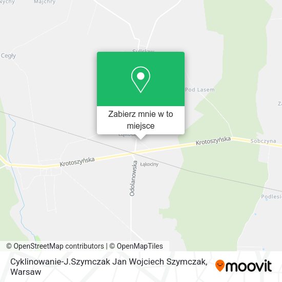 Mapa Cyklinowanie-J.Szymczak Jan Wojciech Szymczak