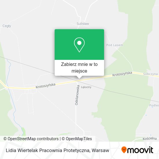 Mapa Lidia Wiertelak Pracownia Protetyczna