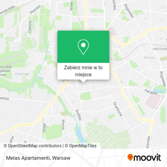 Mapa Melas Apartamenti