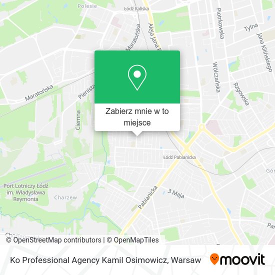 Mapa Ko Professional Agency Kamil Osimowicz