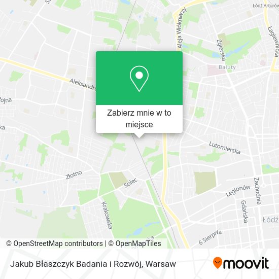 Mapa Jakub Błaszczyk Badania i Rozwój