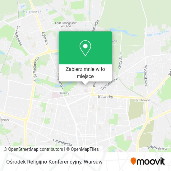 Mapa Ośrodek Religijno Konferencyjny