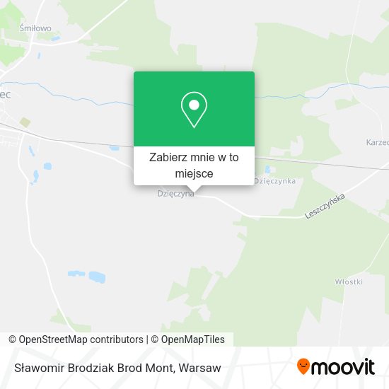 Mapa Sławomir Brodziak Brod Mont