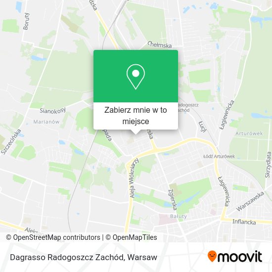 Mapa Dagrasso Radogoszcz Zachód