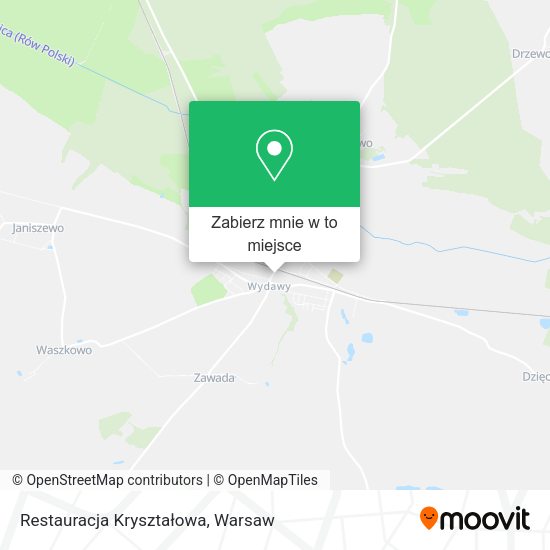 Mapa Restauracja Kryształowa