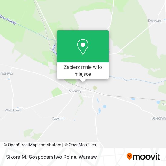 Mapa Sikora M. Gospodarstwo Rolne