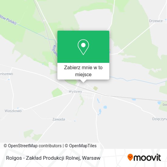 Mapa Rolgos - Zakład Produkcji Rolnej