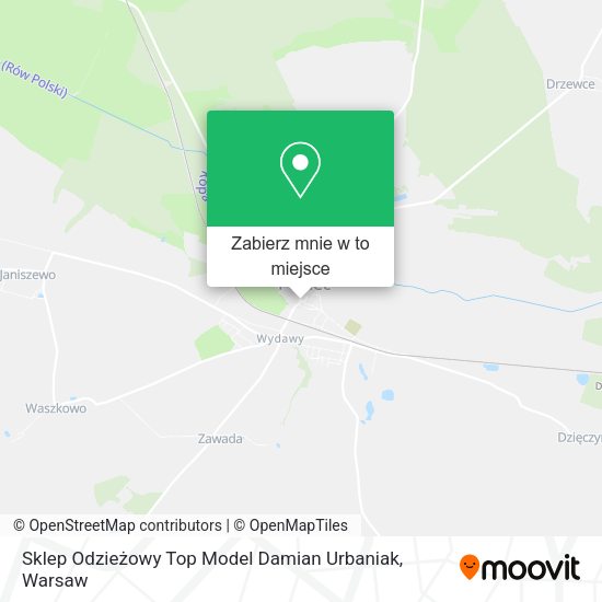 Mapa Sklep Odzieżowy Top Model Damian Urbaniak