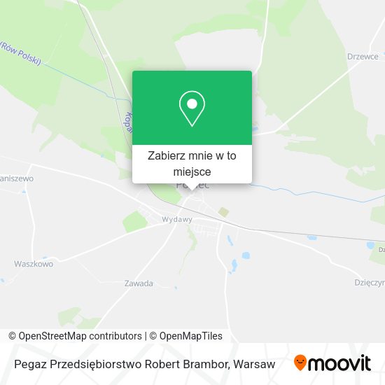 Mapa Pegaz Przedsiębiorstwo Robert Brambor