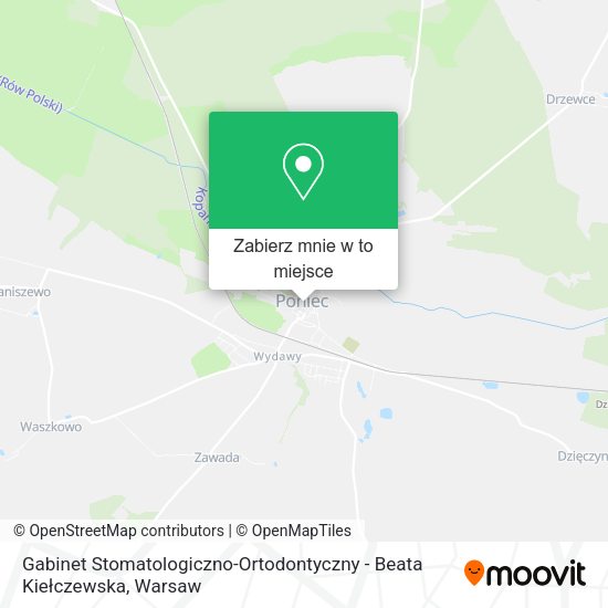 Mapa Gabinet Stomatologiczno-Ortodontyczny - Beata Kiełczewska